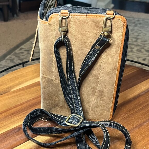 Vann & CoPrism Herringbone Cellphone Crossbody Wallet Purse - Picture 10 of 16